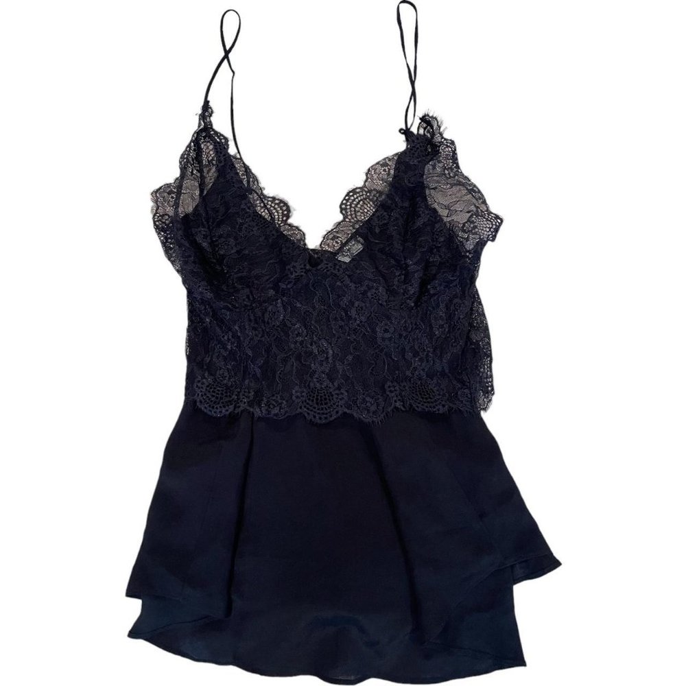 intimately free people black lace tank top